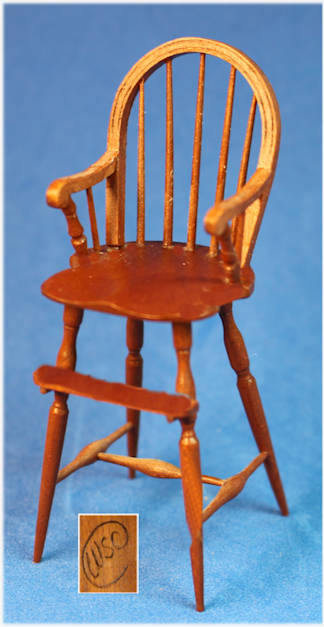 Child's high chair by Bill Clinger