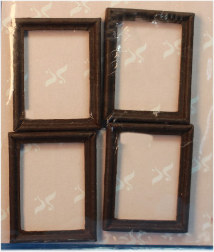 Wood frames - small set of 4