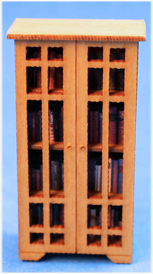 (image for) Book case - mission style - 1/2 scale