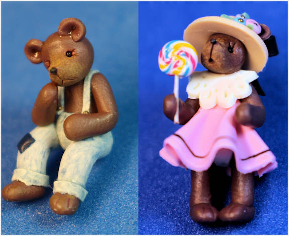 (image for) Girl and boy bears