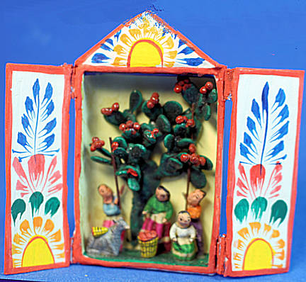 (image for) Mexican scene in a box