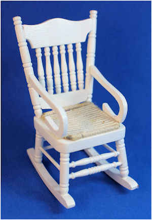 (image for) Rocking chair with woven seat