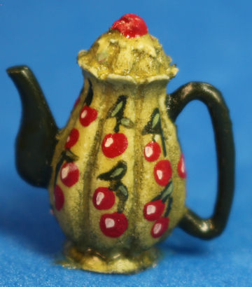 (image for) Coffee pot - tole painted