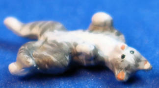 (image for) Cat laying on it's back- 1/2 scale