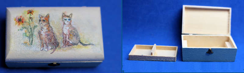 (image for) Kitty trunk- painted lid
