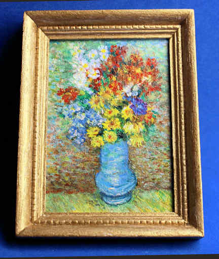 (image for) Painting Daisies and Anemonies In A Blue Vase