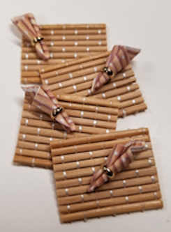 (image for) Bamboo placemats and napkins - set of 4