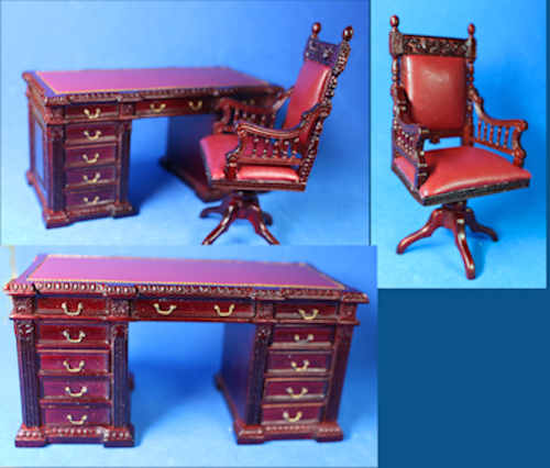 Desk and chair (image for) Desk and chair