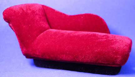 (image for) Chaise - plush red