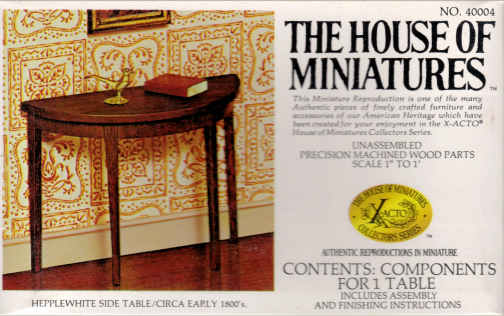 (image for) Hepplwhite half table - kit