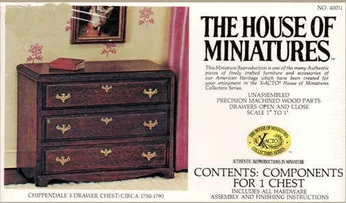 (image for) Chippendale 3 drawer chest - kit