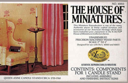(image for) Queen Anne candle stand - kit
