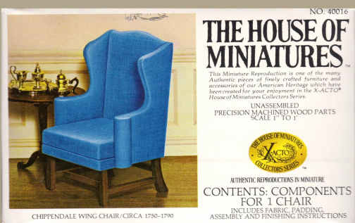 (image for) Chippendale wing chair - kit