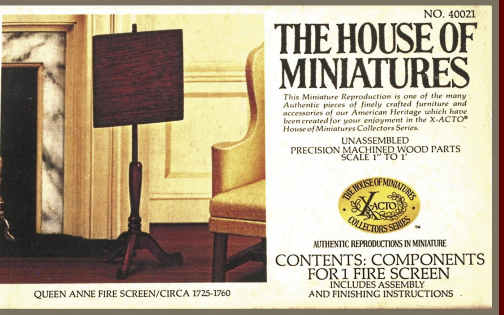 (image for) Queen Anne Fire Screen - kit