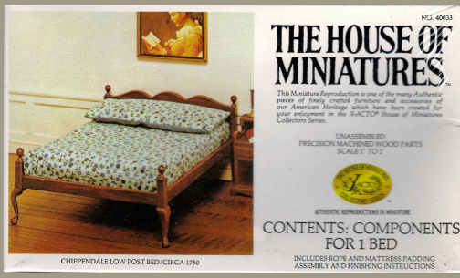 (image for) Chippendale low post bed - kit