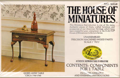 (image for) Queen Anne table - kit