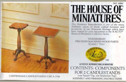 (image for) Chippendale candlestands - set of 2 - kit