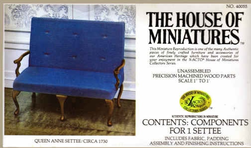 (image for) Queen Anne Settee - kit
