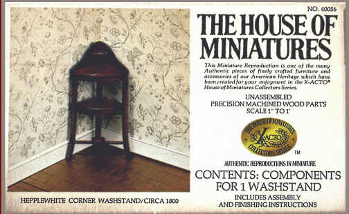 (image for) Hepplewhite corner washstand - kit