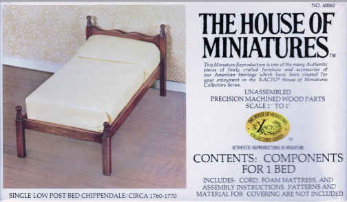 (image for) Chippendale low post bed single - kit