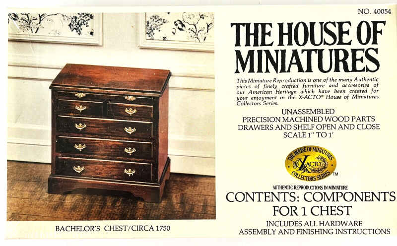 (image for) Chippendale bachelor's chest - kit