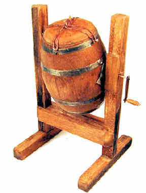 Butter churn barrel