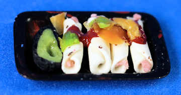 Enchilada platter - chicken - side of avocado (image for) Enchilada platter - chicken - side of avocado