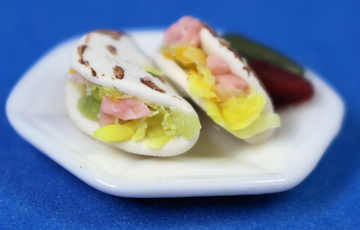 Tacos with side of chili peppers (image for) Tacos with side of chili peppers