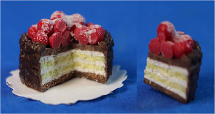 Cake and slice (image for) Cake and slice
