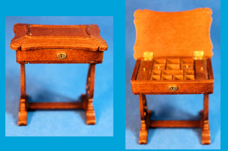 Sewing box by JBM Miniatures (image for) Sewing box by JBM Miniatures