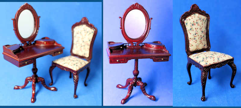 (image for) Vanity - pedestal and chair