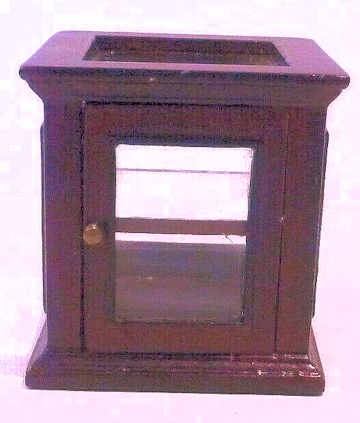 (image for) Pie case - mahogany finish