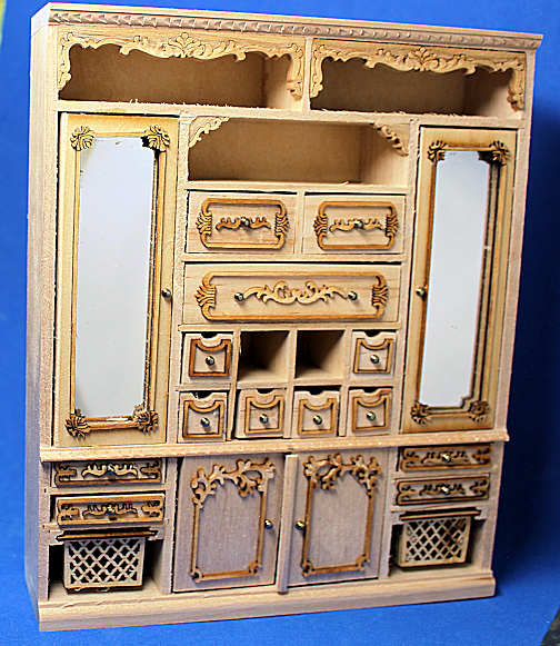 (image for) Display/storage cabinet- unfininished