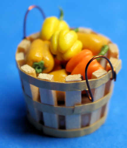 (image for) Basket of mixed bell peppers