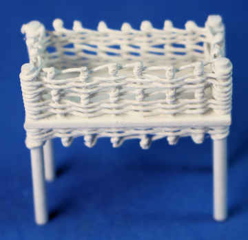 (image for) Planter - wicker 1/2 scale