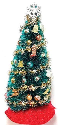 Christmas tree and skirt (image for) Christmas tree and skirt