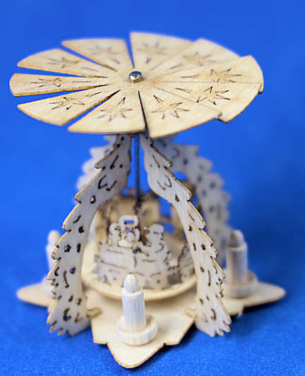 (image for) "Pyramid" - train with candles - turns
