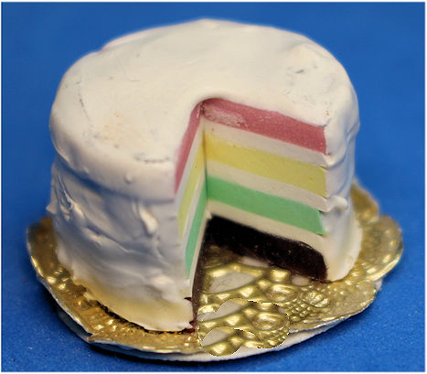 (image for) Multi color layer cake