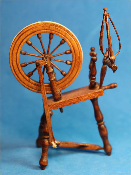 Flax spinning wheel - Click Image to Close