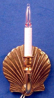Shell sconce - Click Image to Close