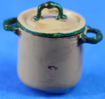 (image for) Grungy stock pot - brown - large