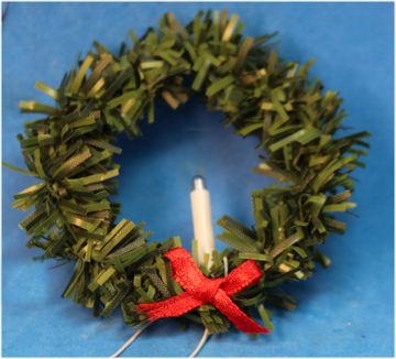 (image for) Wreath with working light