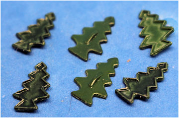 (image for) Christmas tree cookie cutters - set of 6