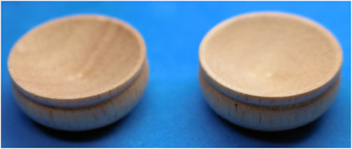 Wooden bowls - set of 2 - Click Image to Close