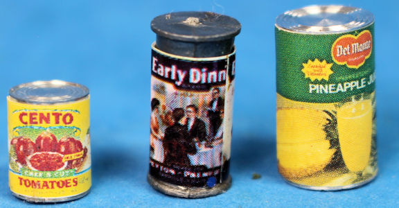 (image for) Food cans - set of 3