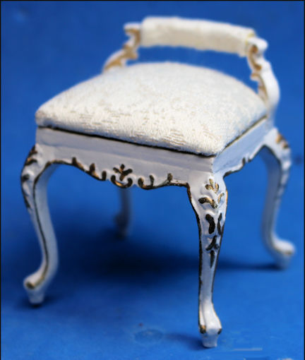 (image for) Vanity chair - hand painted