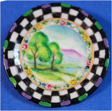 (image for) Decorative plate - landscape