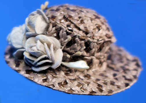Lady's summer hat - straw (image for) Lady's summer hat - straw