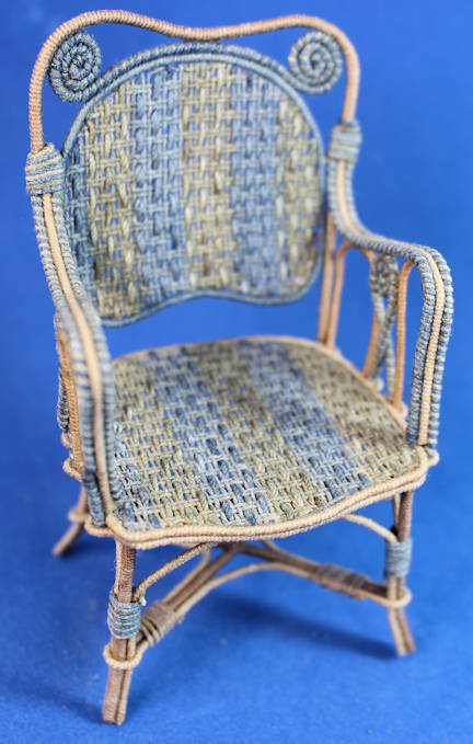 (image for) Wicker chair by Christine Davin - France