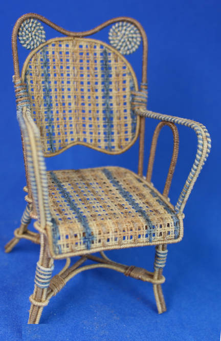 (image for) Wicker chair by Christine Davin - France